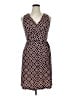 Donna Morgan Print Brown Casual Dress Size 14 - photo 1