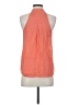 A.L.C. 100% Silk Orange Sleeveless Silk Top Size 0 - photo 2