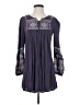 MONORENO 100% Rayon Purple Long Sleeve Blouse Size S - photo 1