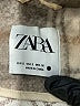 Zara Plaid Checkered-gingham Stripes Tan Brown Coat Size S - photo 6