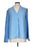 Alex Marie Blue Long Sleeve Blouse Size L - photo 1