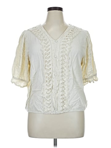 Maurices Short Sleeve Blouse (view 1)
