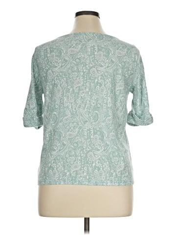 Gloria Vanderbilt 3/4 Sleeve T-Shirt (view 2)