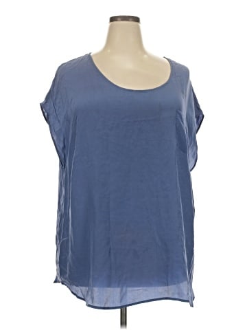 Coldwater Creek Short Sleeve Silk Top (view 1)