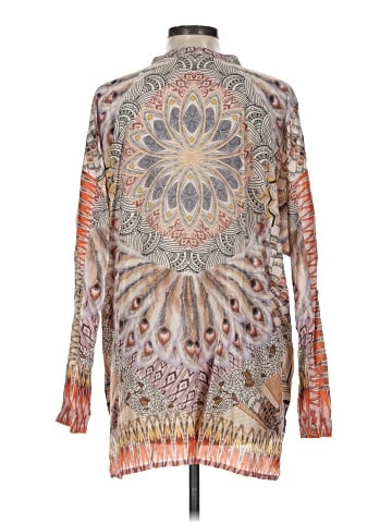 Johnny Was Long Sleeve Silk Top (view 2)