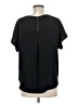 Maurices 100% Polyester Black Short Sleeve Top Size M - photo 2