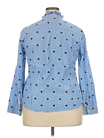 J.Crew Factory Store Long Sleeve Button-Down Shirt (view 2)