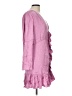 Elliatt Solid Pink Cocktail Dress Size L - photo 4
