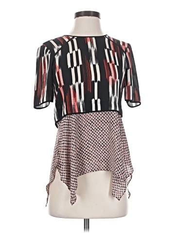 BCBGMAXAZRIA Short Sleeve Blouse (view 1)
