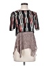 BCBGMAXAZRIA 100% Polyester Red Short Sleeve Blouse Size XXS - photo 1