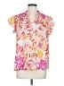 THML Pink Short Sleeve Blouse Size M - photo 1