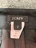 J.Crew 100% Silk Solid Black Shorts Size 2 - photo 3