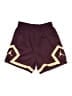 Nike 100% Polyester Stars Burgundy Athletic Shorts Size XS - photo 1