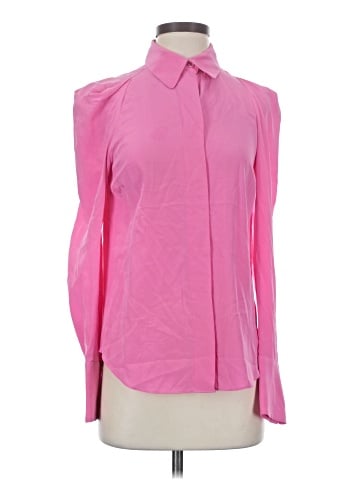 A.L.C. Long Sleeve Silk Top (view 1)