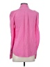 A.L.C. 100% Silk Solid Pink Long Sleeve Silk Top Size 0 - photo 2