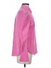 A.L.C. 100% Silk Solid Pink Long Sleeve Silk Top Size 0 - photo 4