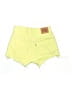 Levi's 100% Cotton Yellow Denim Shorts Size 25 waist - photo 2