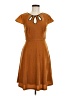 ModCloth Solid Brown Casual Dress Size M - photo 1