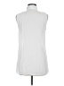Fever White Sleeveless Button-Down Shirt Size M - photo 2