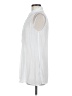 Fever White Sleeveless Button-Down Shirt Size M - photo 5