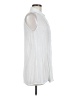 Fever White Sleeveless Button-Down Shirt Size M - photo 4