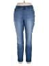 Gloria Vanderbilt Solid Blue Jeans Size 16 - photo 1
