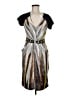 BCBGMAXAZRIA Graphic Gray Cocktail Dress Size M - photo 1