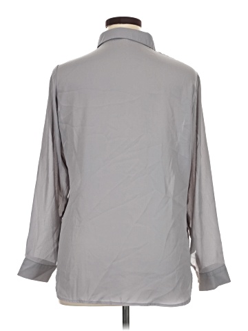 Unbranded Long Sleeve Button-Down Shirt (view 2)