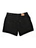 Levi's 100% Cotton Solid Black Denim Shorts Size 34 waist - photo 2