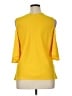 Derek Lam 100% Polyester Yellow 3/4 Sleeve Top Size XL - photo 2