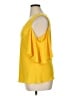 Derek Lam 100% Polyester Yellow 3/4 Sleeve Top Size XL - photo 5