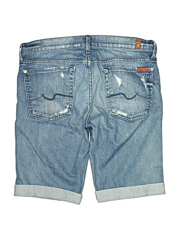 7 For All Mankind Denim Shorts (view 2)