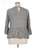 Chenault 100% Rayon Gray 3/4 Sleeve Blouse Size XL - photo 2