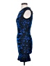 BCBGMAXAZRIA Graphic Blue Cocktail Dress Size XXS - photo 5