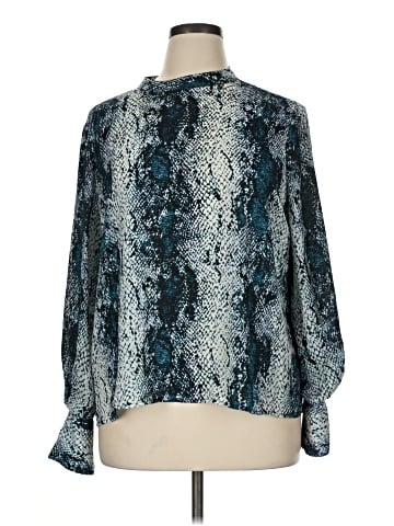 Worthington Long Sleeve Blouse (view 1)