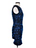 BCBGMAXAZRIA Graphic Blue Cocktail Dress Size XXS - photo 4