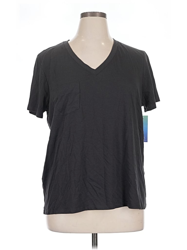 Pre-owned Remade Short Sleeve T-shirt In Gray