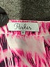 Parker 100% Polyester Tie-dye Pink Cocktail Dress Size M - photo 7
