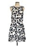 Parker 100% Polyester Animal Print Blue Casual Dress Size L - photo 1