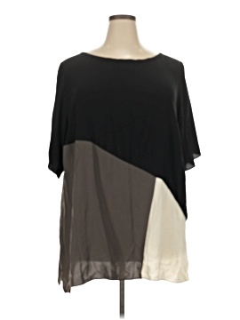 Eileen Fisher Short Sleeve Silk Top