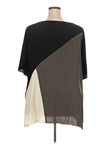 Eileen Fisher Short Sleeve Silk Top (view 2)
