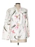 Peck & Peck 100% Linen Print White Jacket Size L - photo 1