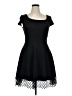 Maia Solid Black Cocktail Dress Size 14 - photo 1