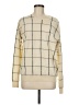 Theory 100% Wool Plaid Ivory Wool Pullover Sweater Size M - photo 1