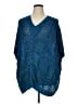 Catherines Blue Poncho Size 1X - photo 1