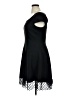 Maia Solid Black Cocktail Dress Size 14 - photo 5