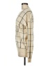 Theory 100% Wool Plaid Ivory Wool Pullover Sweater Size M - photo 5