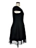 Maia Solid Black Cocktail Dress Size 14 - photo 4