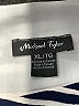 Michael Tyler Stripes Blue Casual Dress Size XL - photo 8