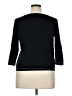 Spenser Jeremy 100% Silk Black Silk Pullover Sweater Size 1X - photo 2